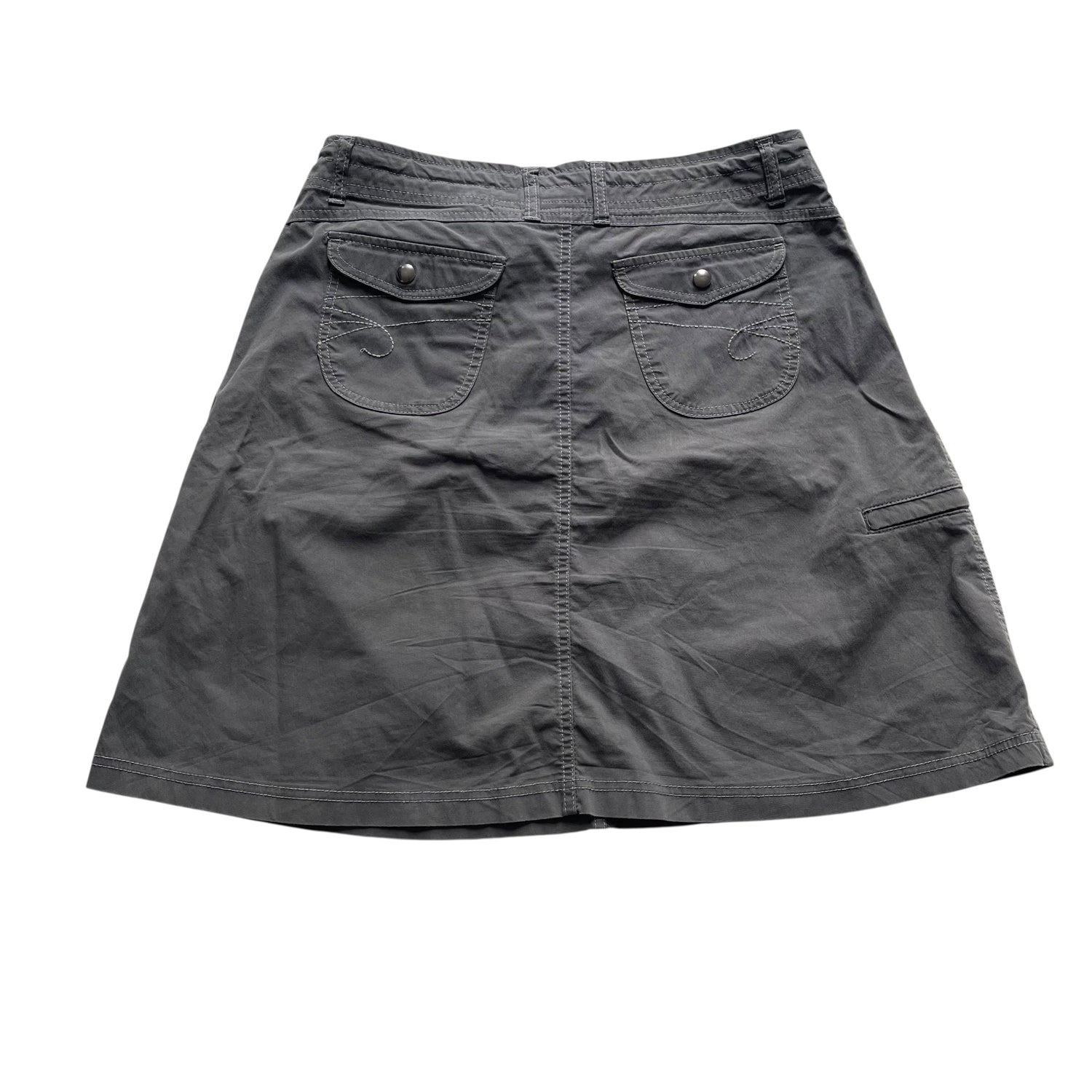 Vintage KUHL Grey A Line Hiking Skirt