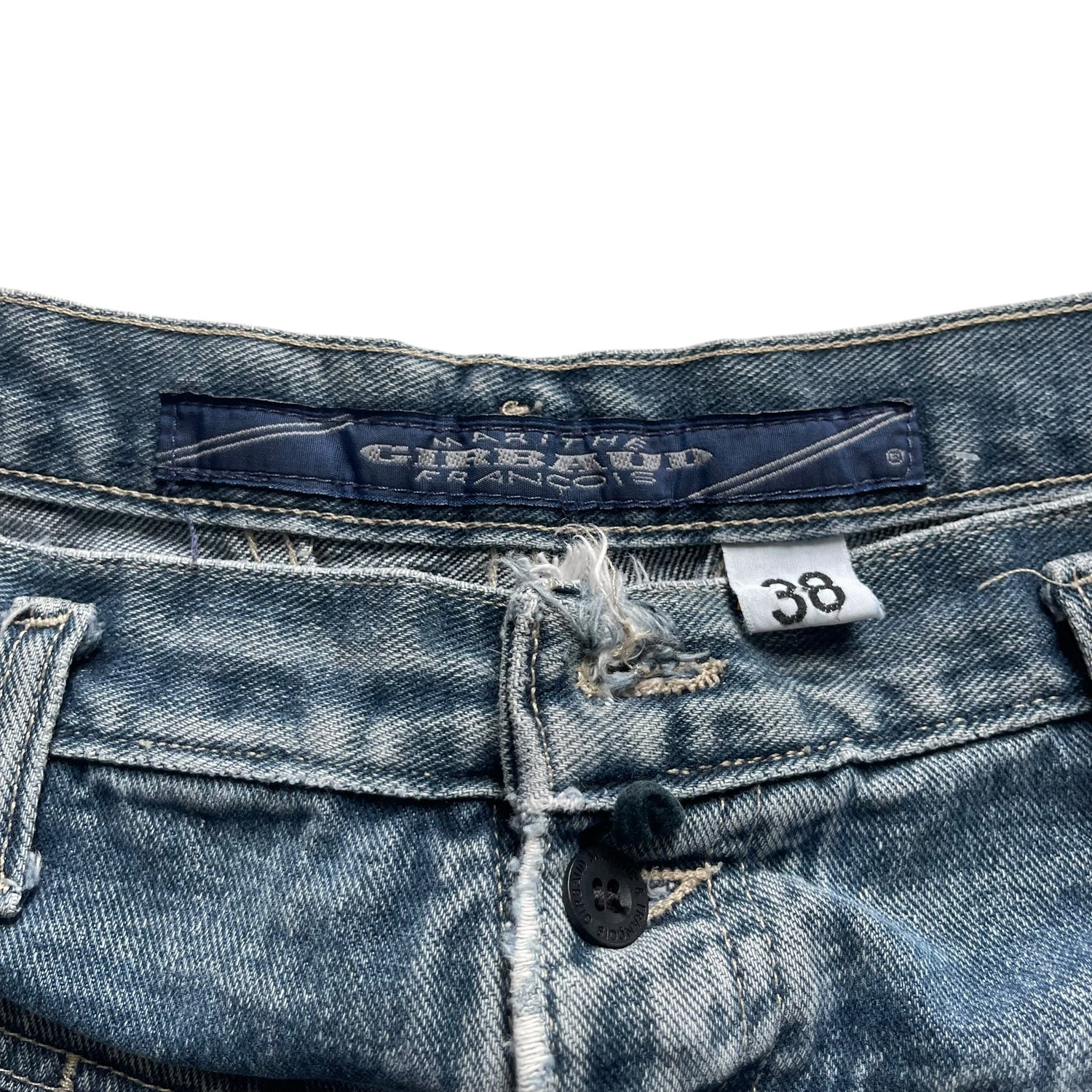 Vintage Girbaud Stone Washed Collection Light Wash Denim Shorts