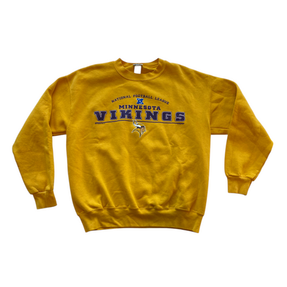 2001 Minnesota Vikings Yellow Crewneck