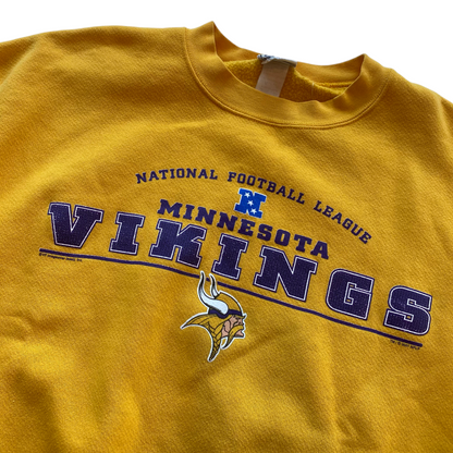 2001 Minnesota Vikings Yellow Crewneck