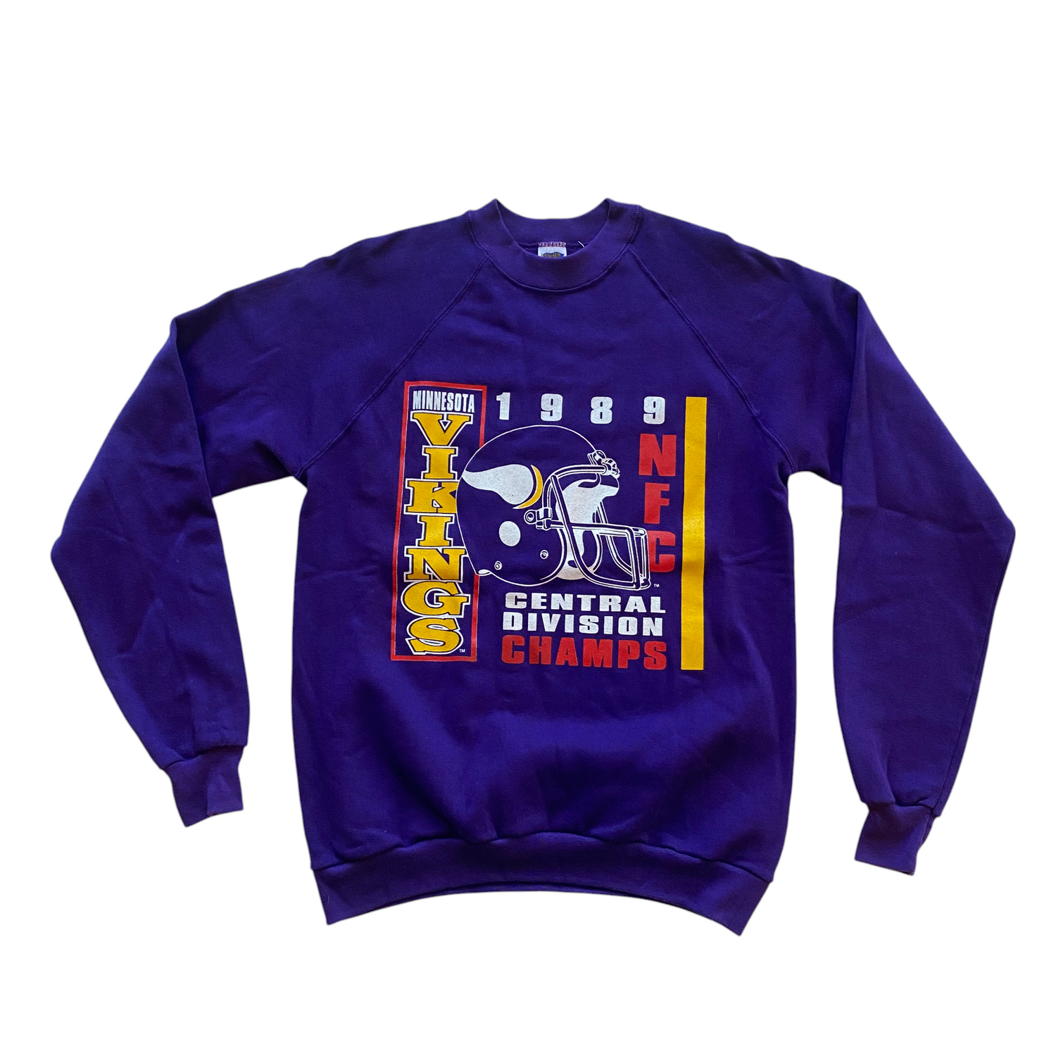 1989 Minnesota Vikings Central Division Champions Crewneck