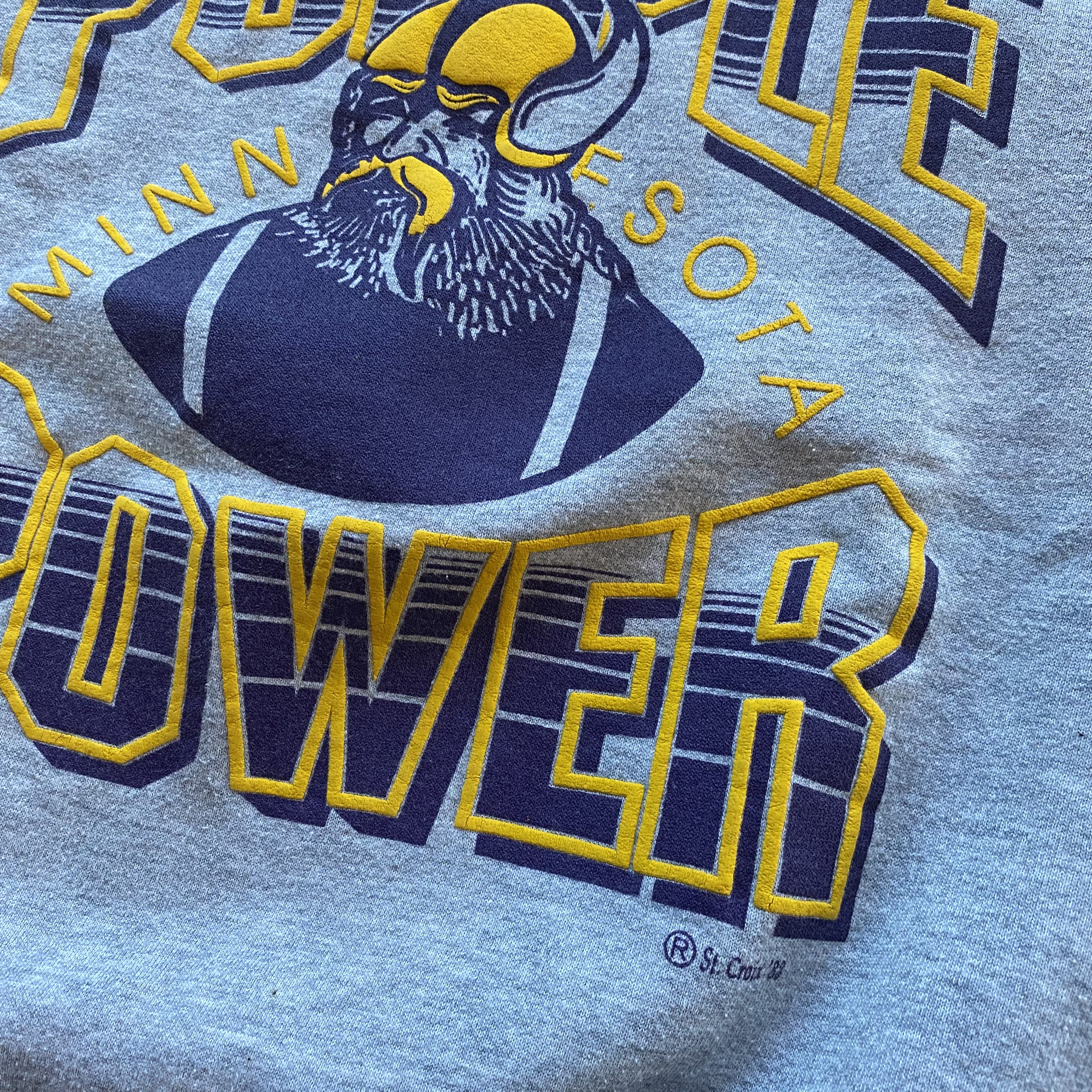 1988 Minnesota Vikings Logo Crewneck