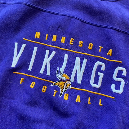 Vintage Minnesota Vikings Embroidered Logo Crewneck