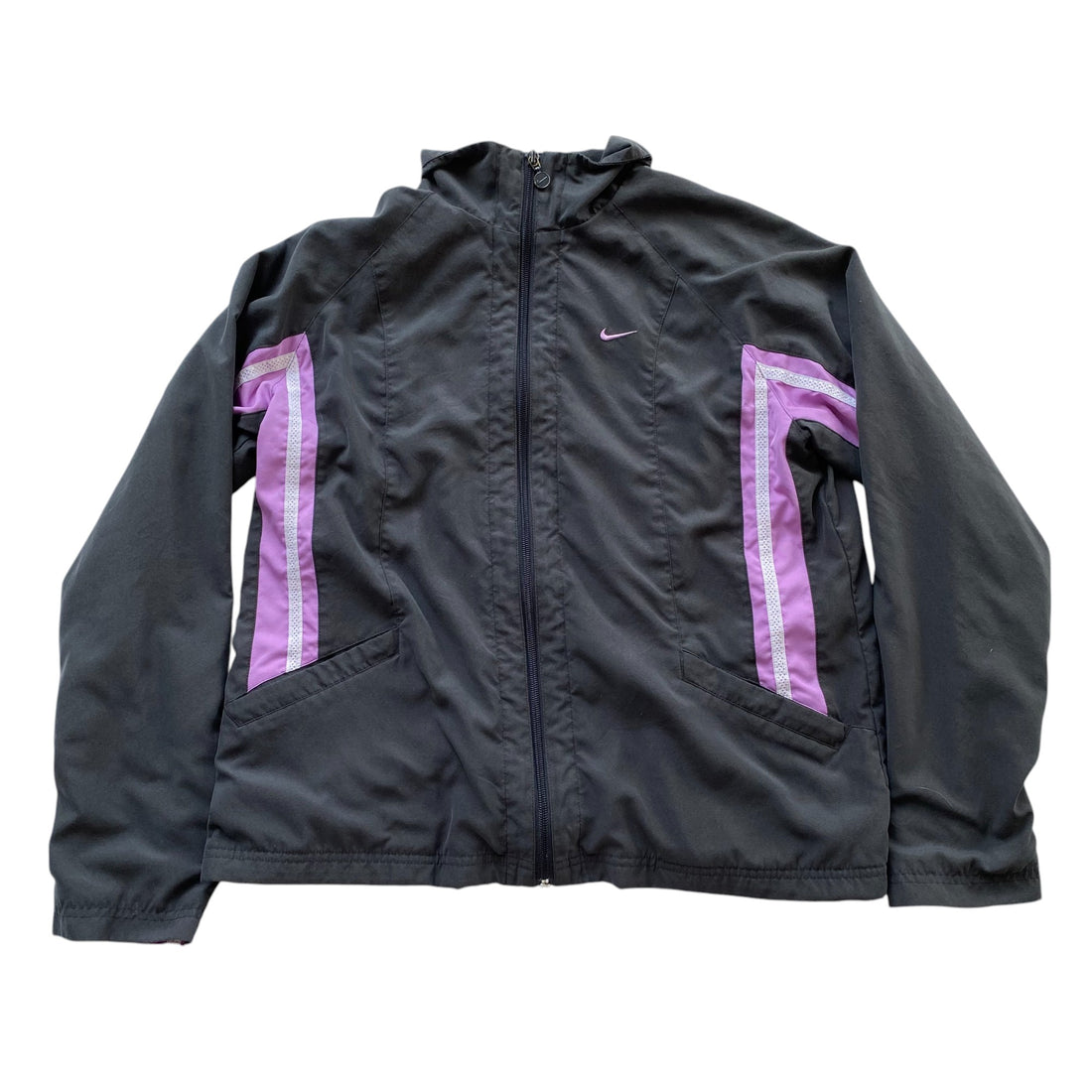 Y2k Nike Grey Femme Track Jacket