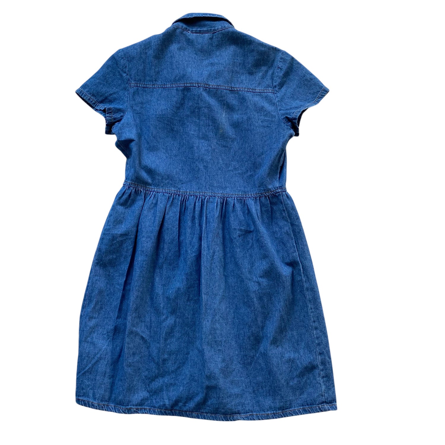 Vintage Faded Glory Denim Button Up Dress