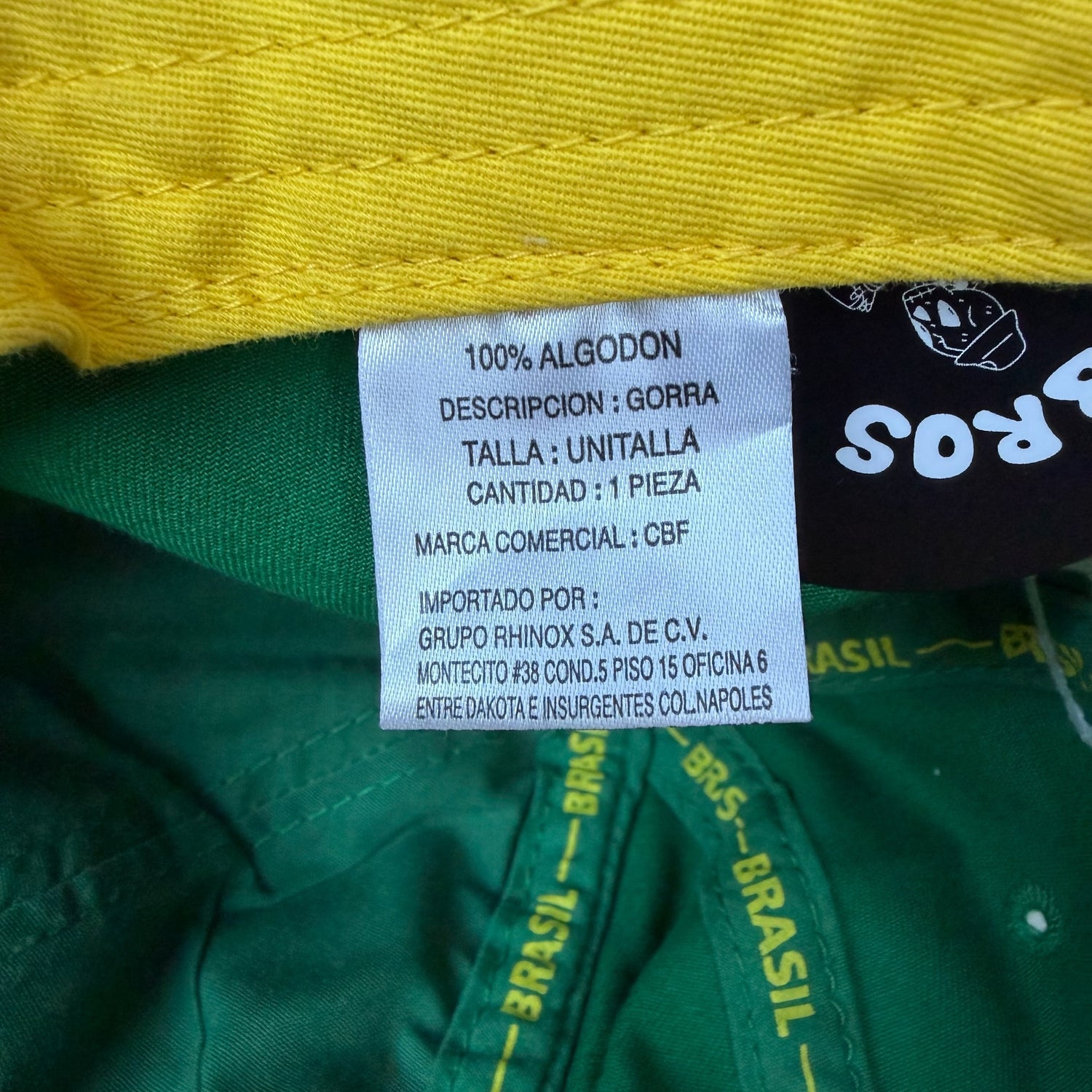 Vintage Brasil National Team Dad Hat