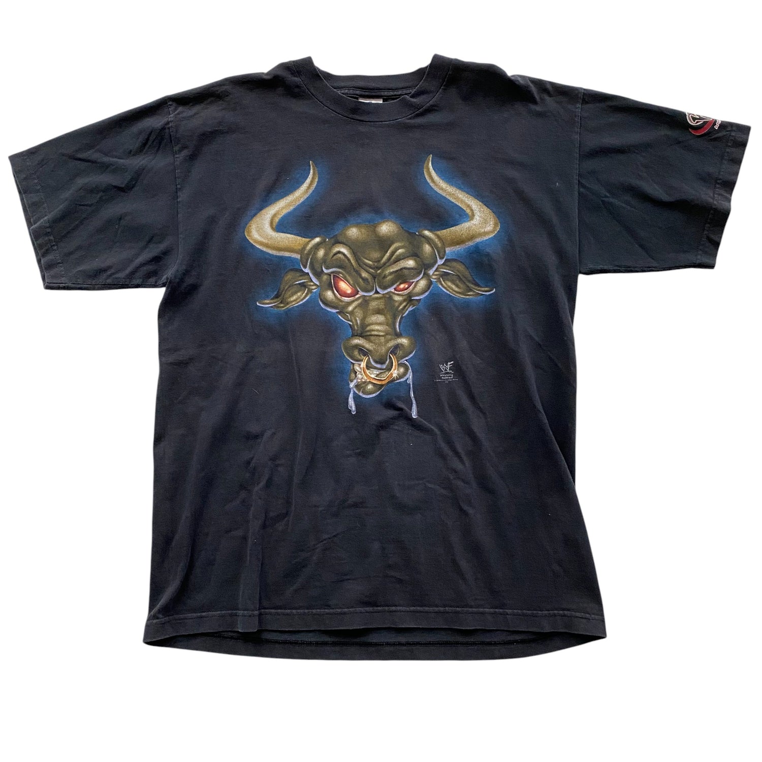 1998 WWF The Rock &quot;Layin the Smack Down&quot; T-Shirt