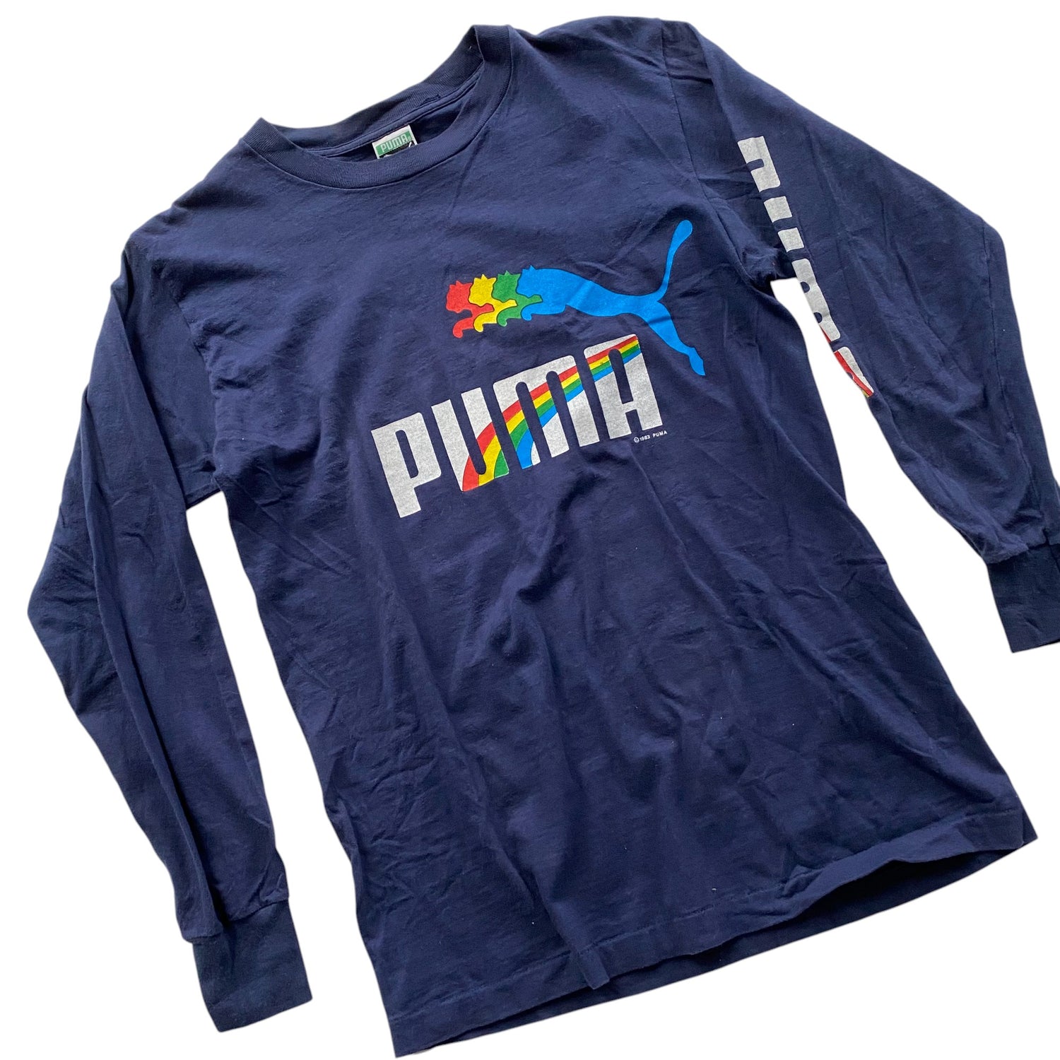 1983 PUMA Rainbow Logo Longlseeve T-Shirt