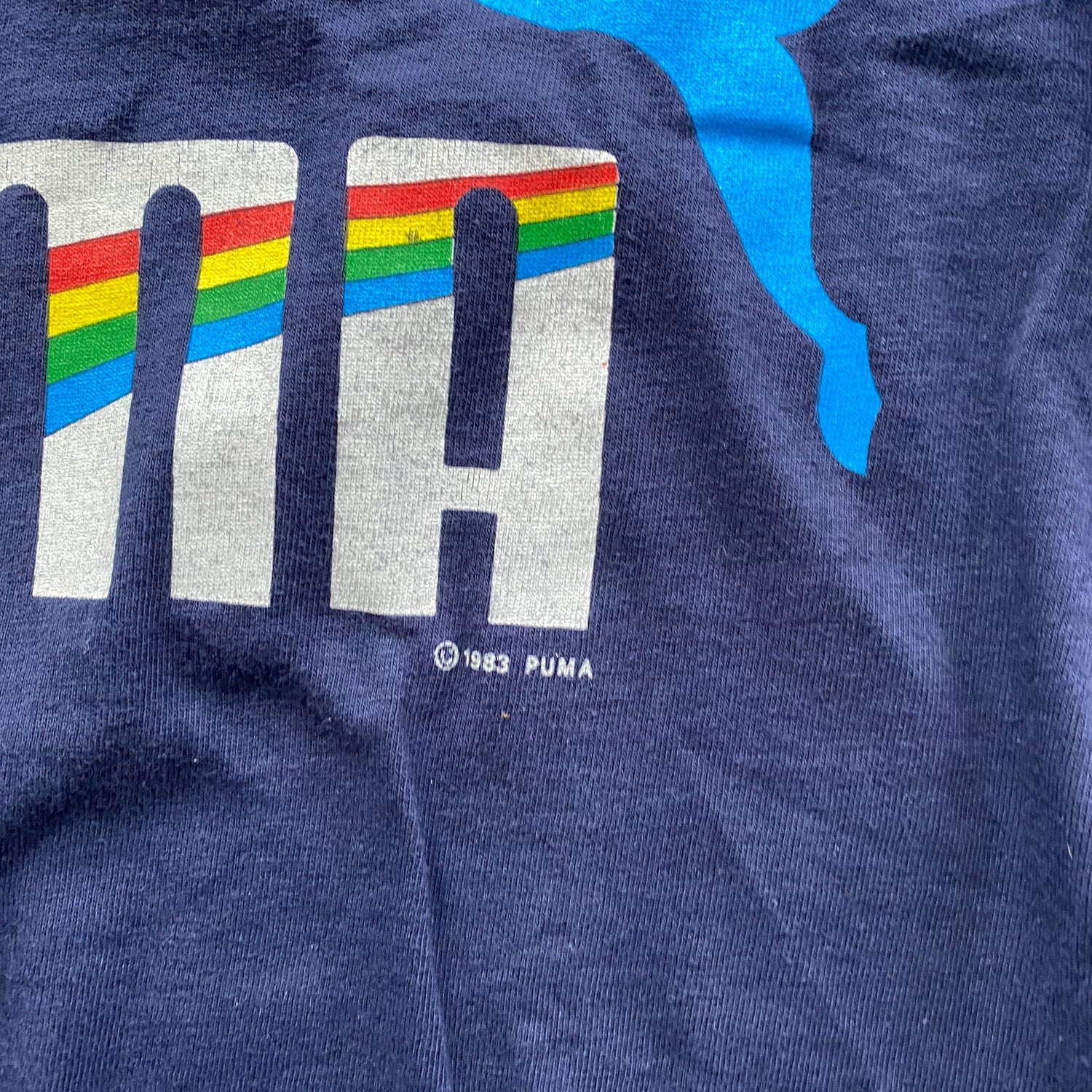 1983 PUMA Rainbow Logo Longlseeve T-Shirt