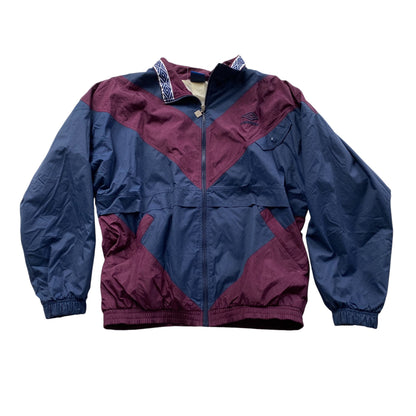 Vintage Umbro Blue &amp; Purple Zip Up Windbreaker