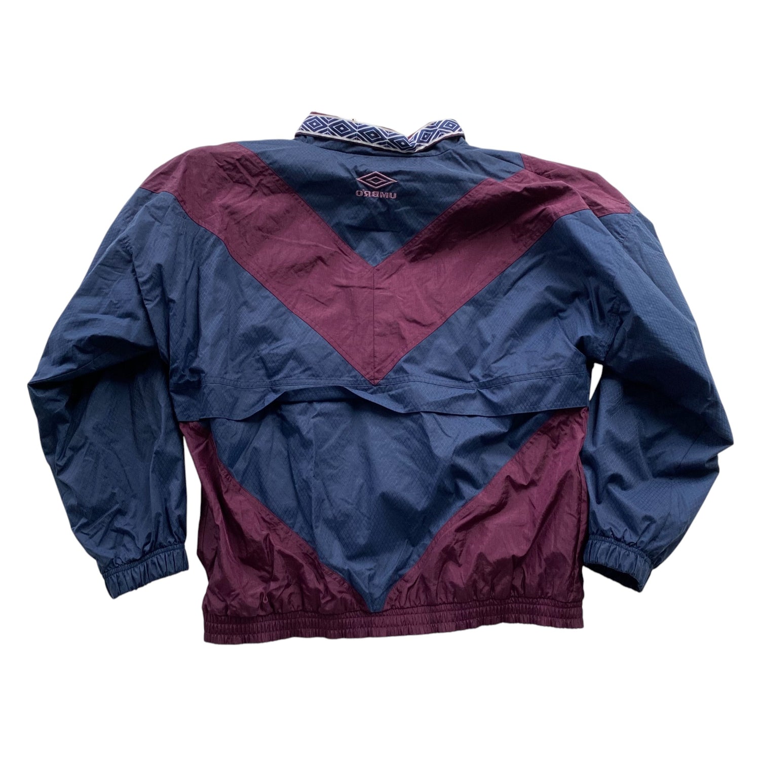 Vintage Umbro Blue &amp; Purple Zip Up Windbreaker