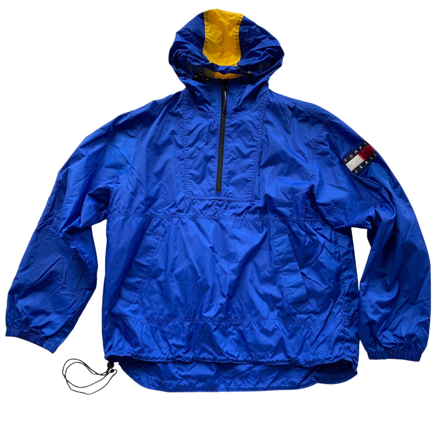 Vintage Tommy Hilfiger Blue Quarter Zip Windbreaker