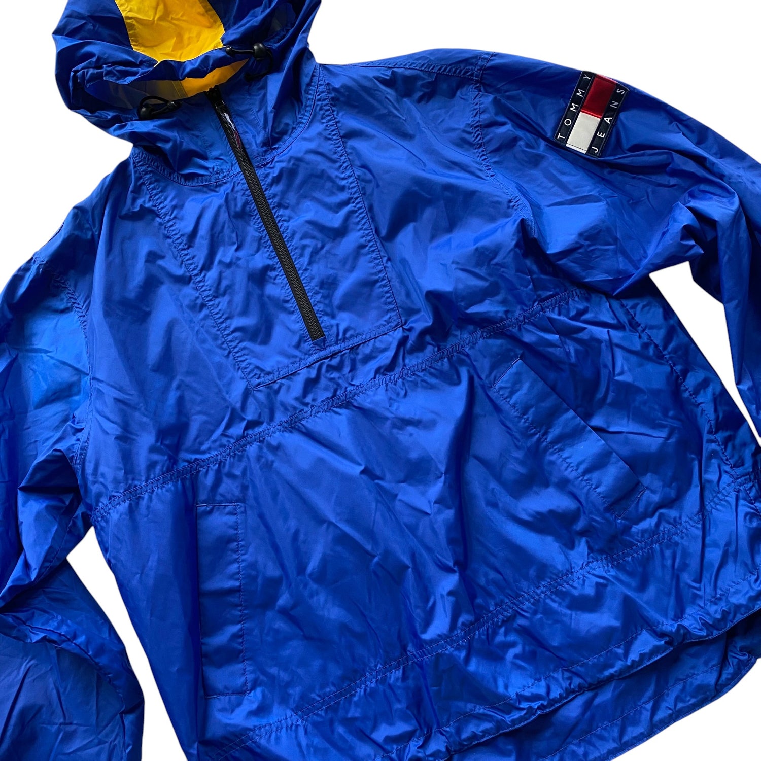 Vintage Tommy Hilfiger Blue Quarter Zip Windbreaker