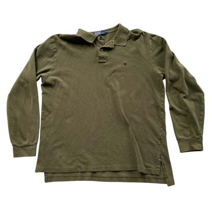 Vintage Polo by Ralph Lauren Green Rugby