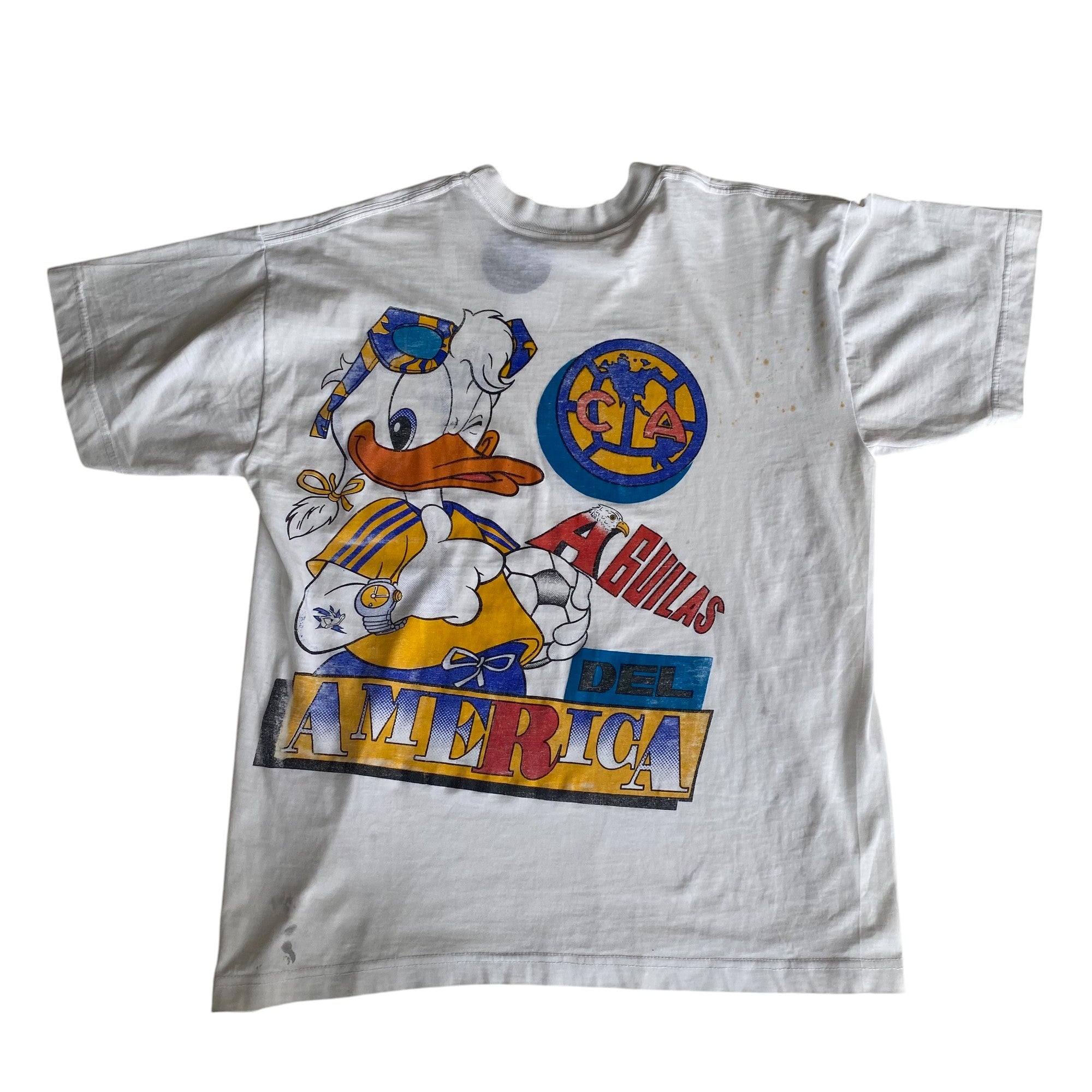 Vintage 90s Club America Duck Cartoon T-Shirt