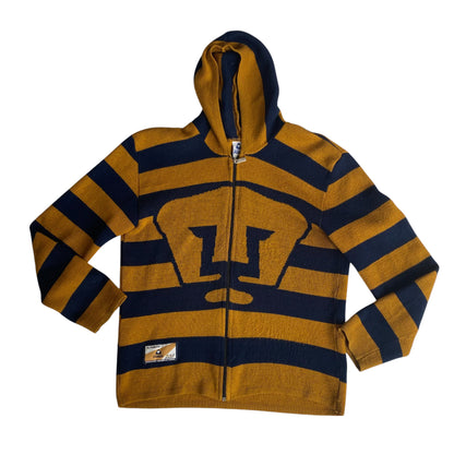 Vintage Pumas UNAM Knit Zip Up Hoodie