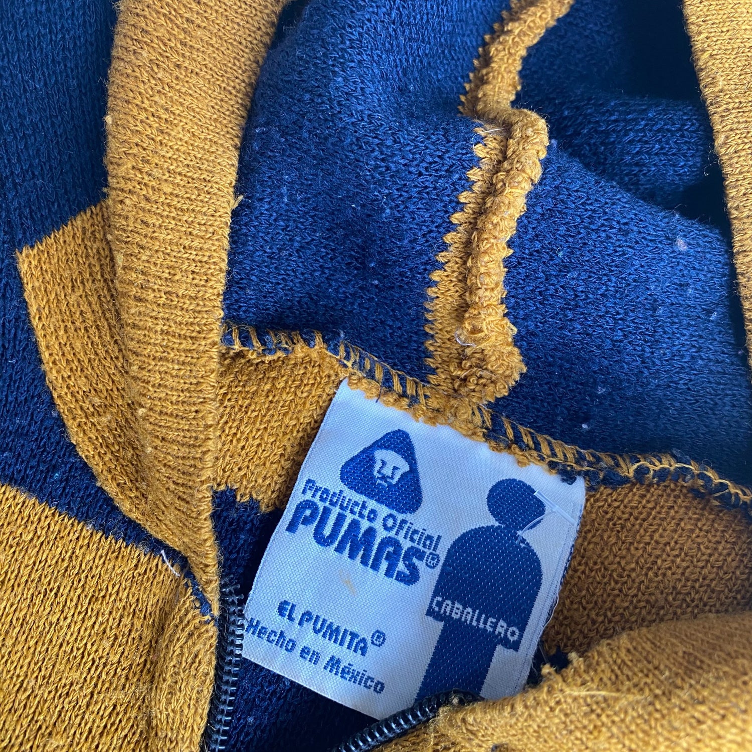 Vintage Pumas UNAM Knit Zip Up Hoodie