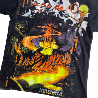 Vintage Mago de Oz &quot;Finesterria&quot; Mexican Boot Graphic T-Shirt
