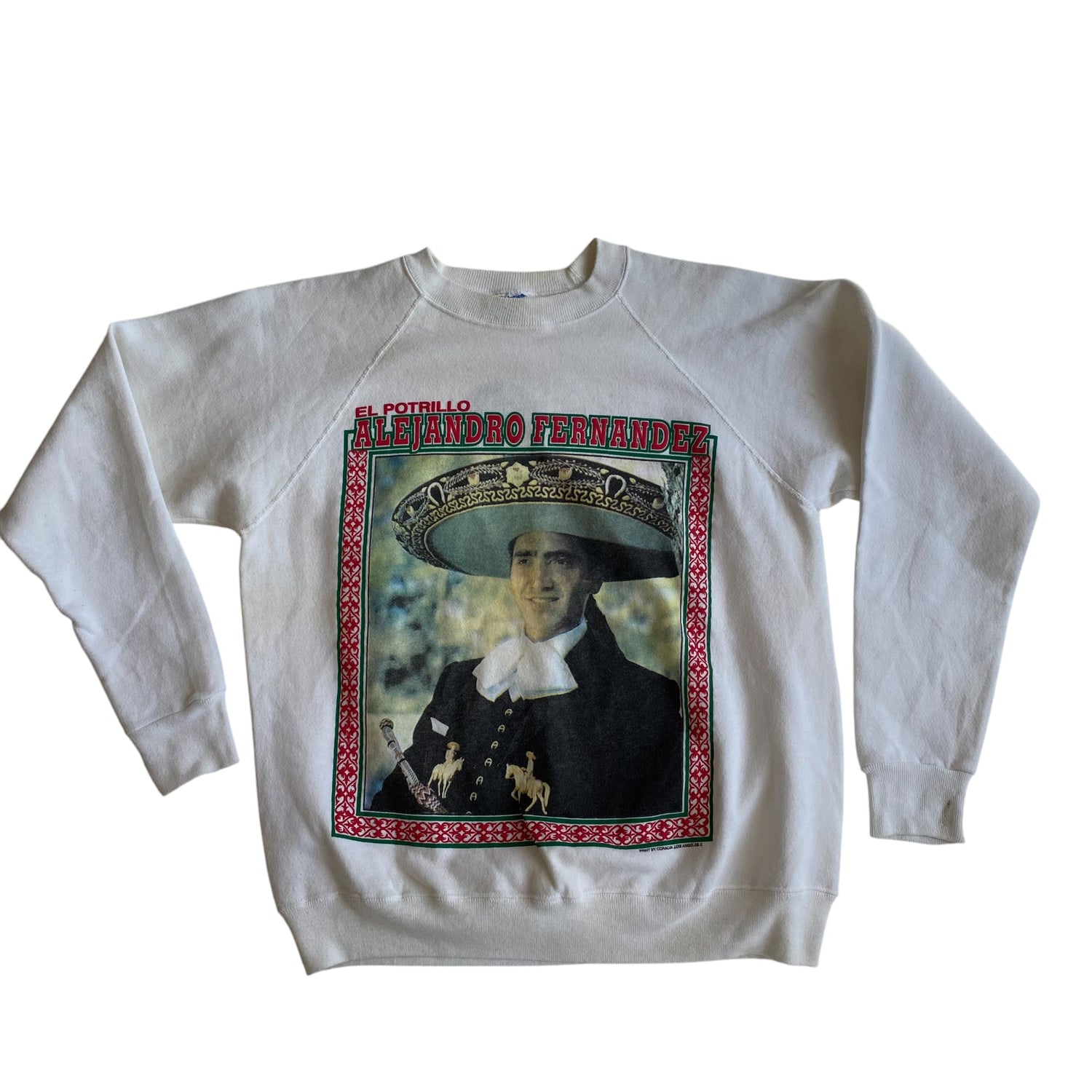 Vintage 90s Alejandro Fernandez &quot;El Potrillo&quot; Graphic Sweatshirt