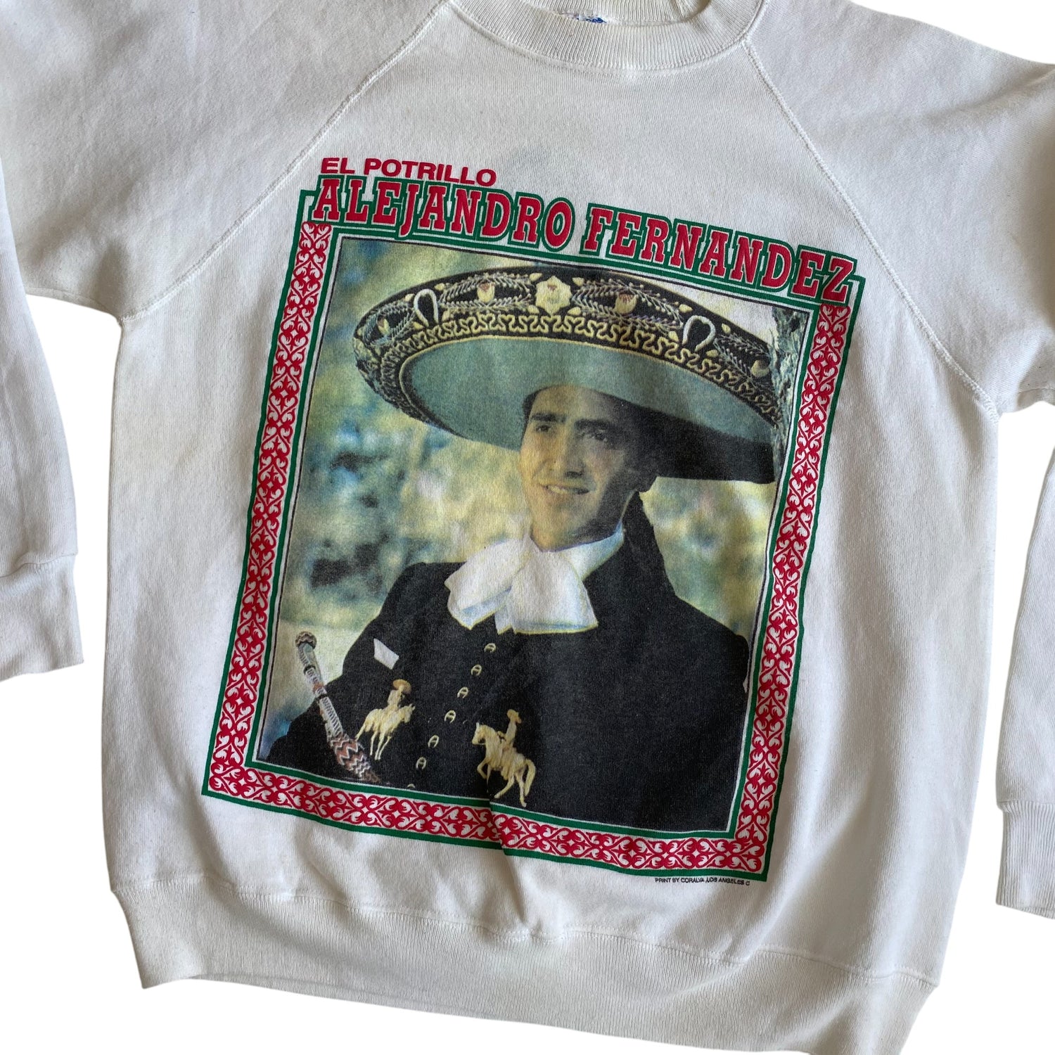 Vintage 90s Alejandro Fernandez &quot;El Potrillo&quot; Graphic Sweatshirt
