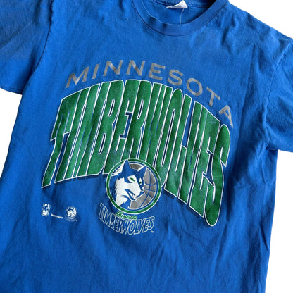 Early 90s Vintage Minnesota Timberwolves Logo T-Shirt