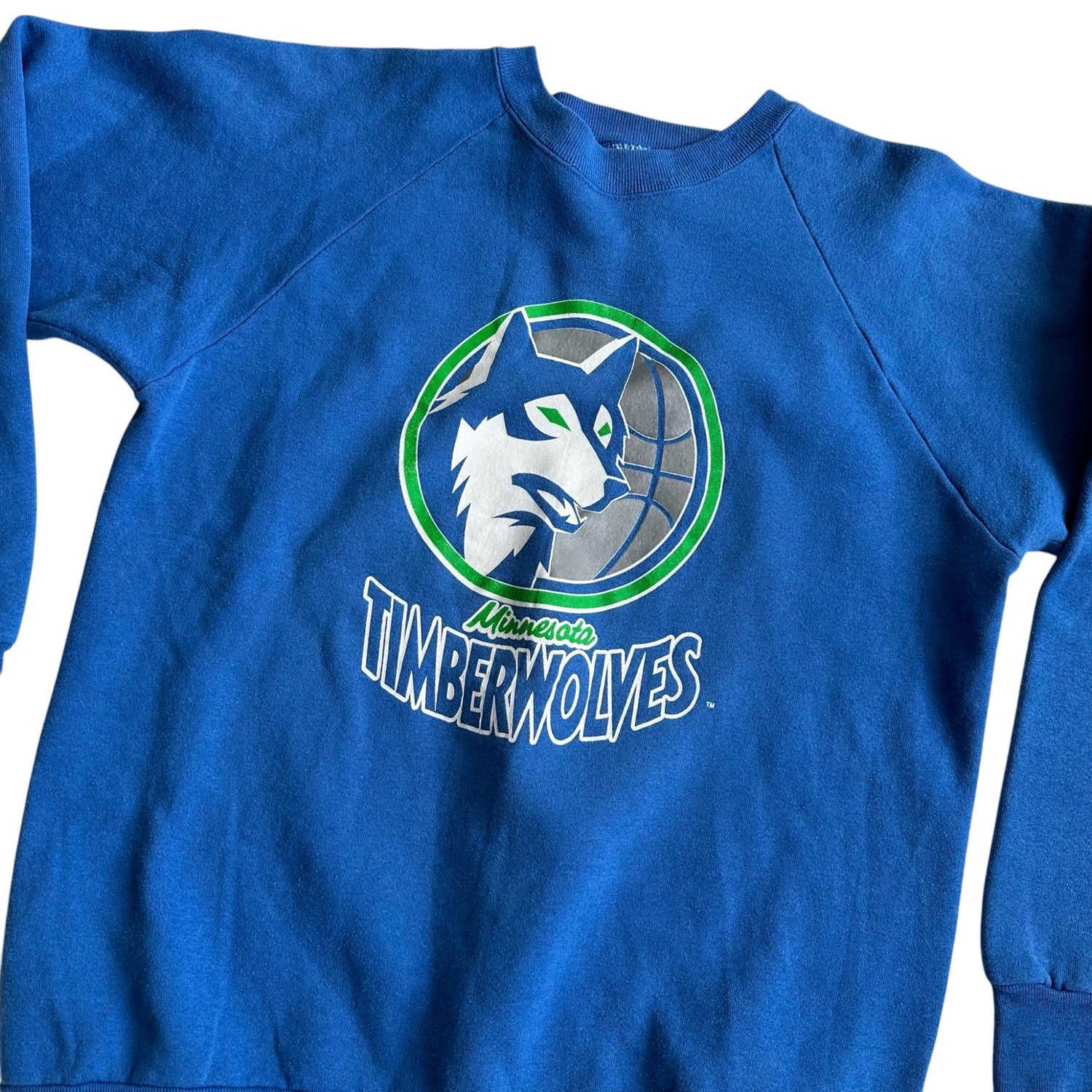 80s Minnesota Timberwolves Logo Crewneck