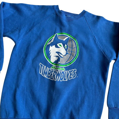 80s Minnesota Timberwolves Logo Crewneck
