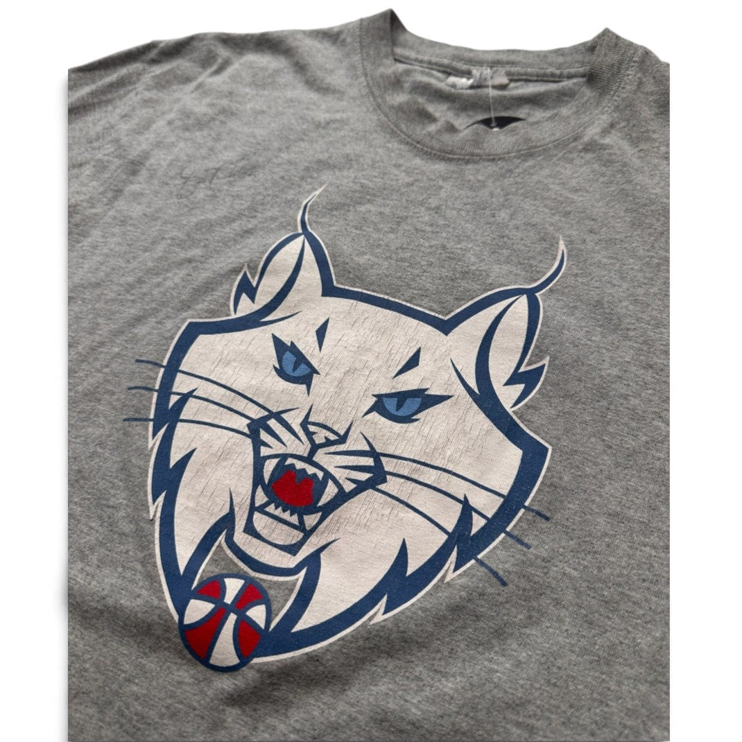 Vintage Grey Minnesota Lynx Mascot T-Shirt