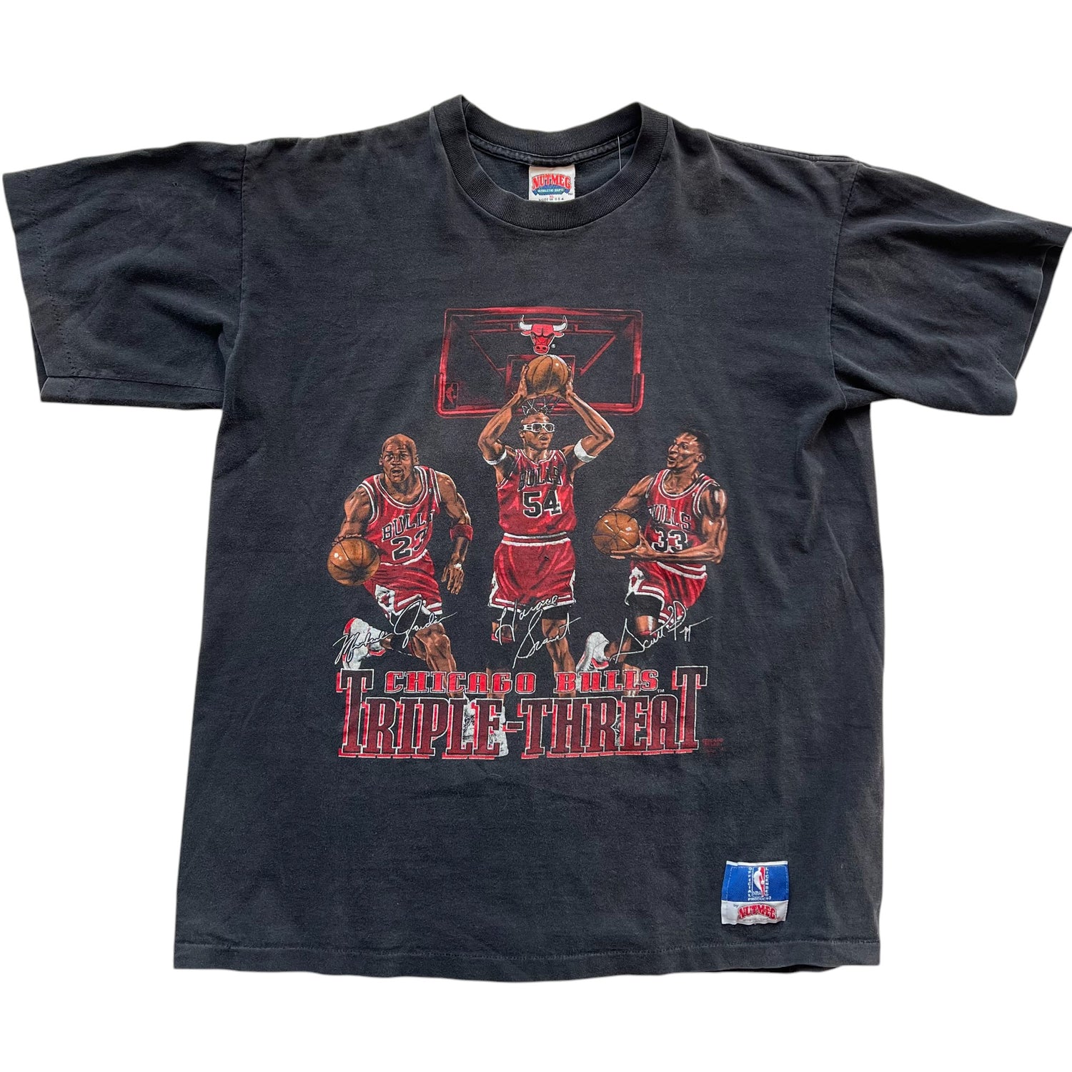 Vintage Nutmeg Chicago Bulls Graphic T-Shirt