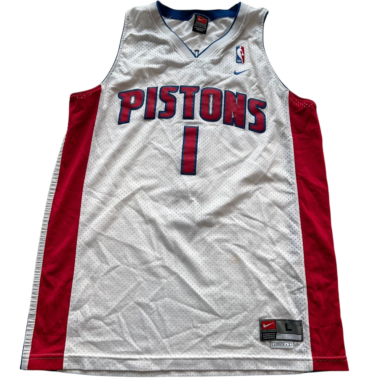 Vintage Chauncey Billups Detroit Pistons Nike Jersey