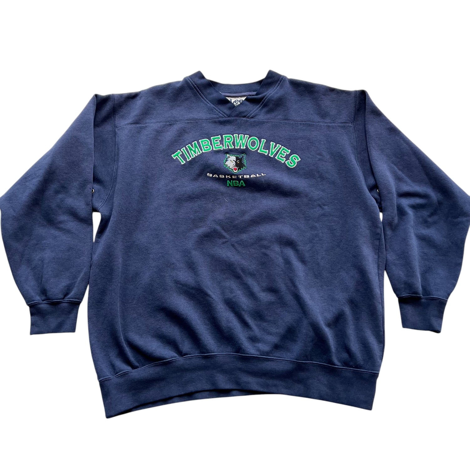 Vintage 90s Minnesota Timberwolves Logo Crewneck