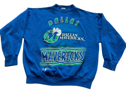 Vintage Dallas Mavericks NBA Graphic Crewneck