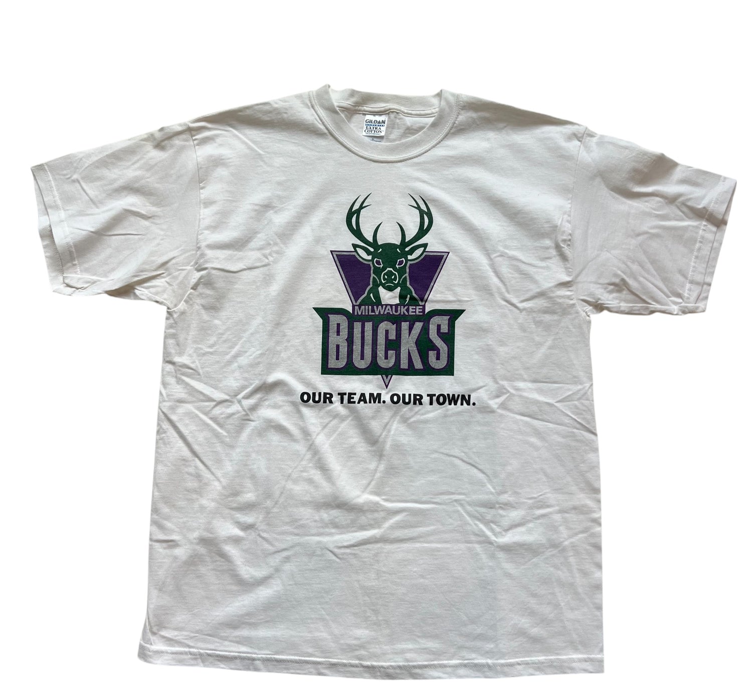 Y2k Milwaukee Bucks Graphic T-Shirt