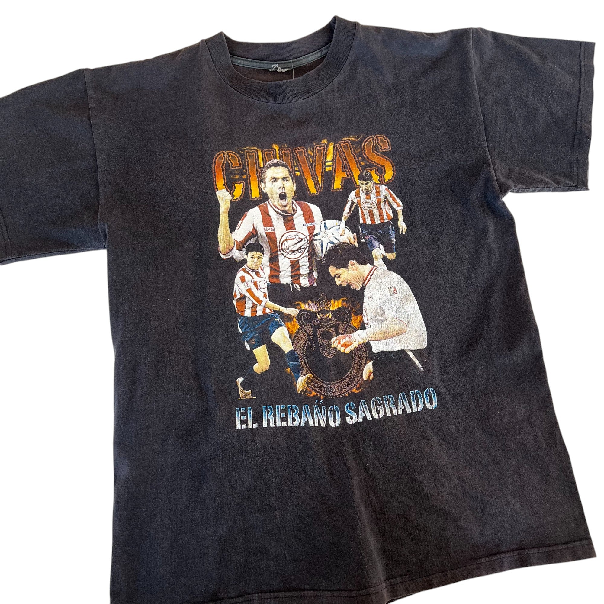 2000s Chivas de Guadalajara &quot;El Rebaño Sagrado&quot; T-Shirt