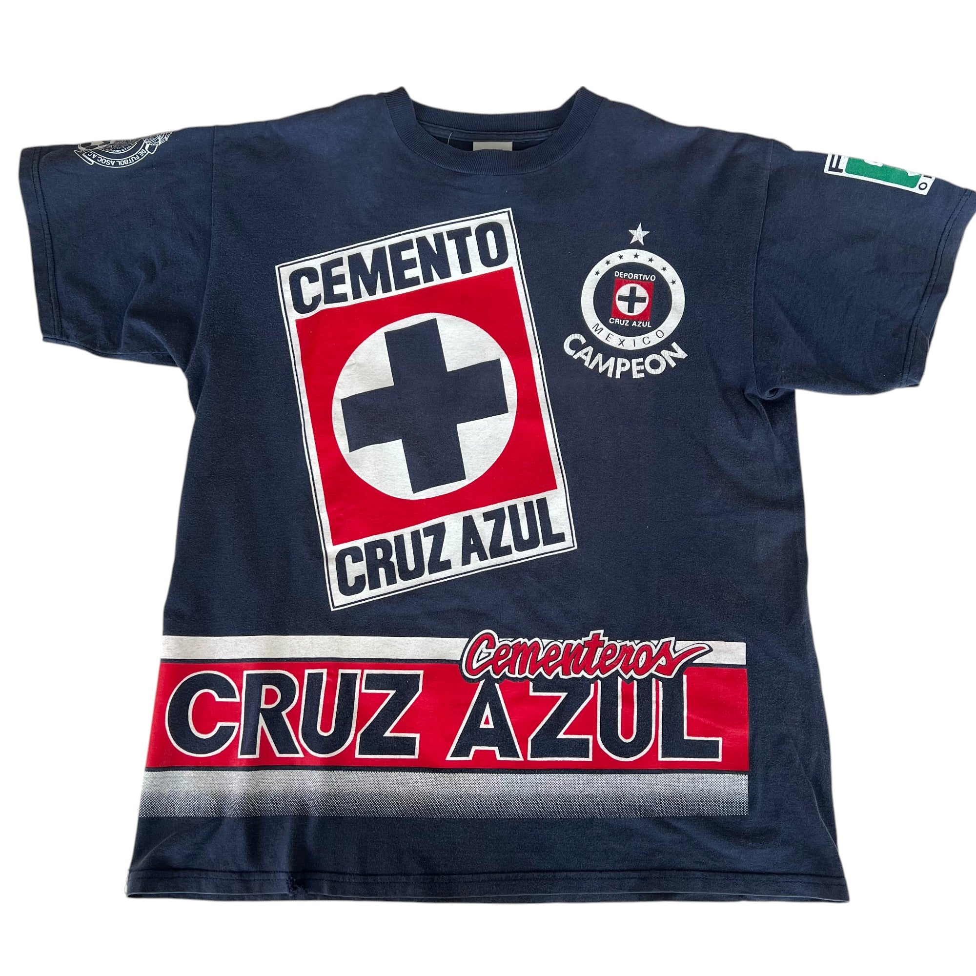 90s Vintage Cruz Azul AOP T-Shirt