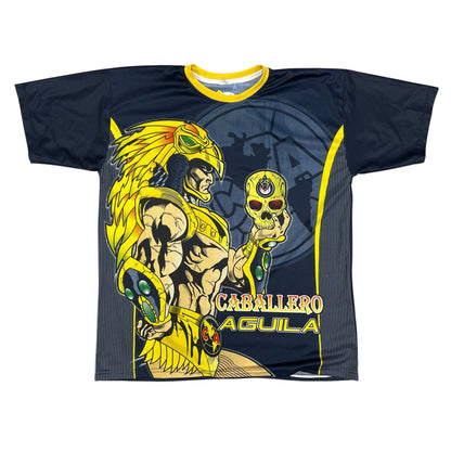 Vintage Club America Azteca Cartoon AOP Jersey