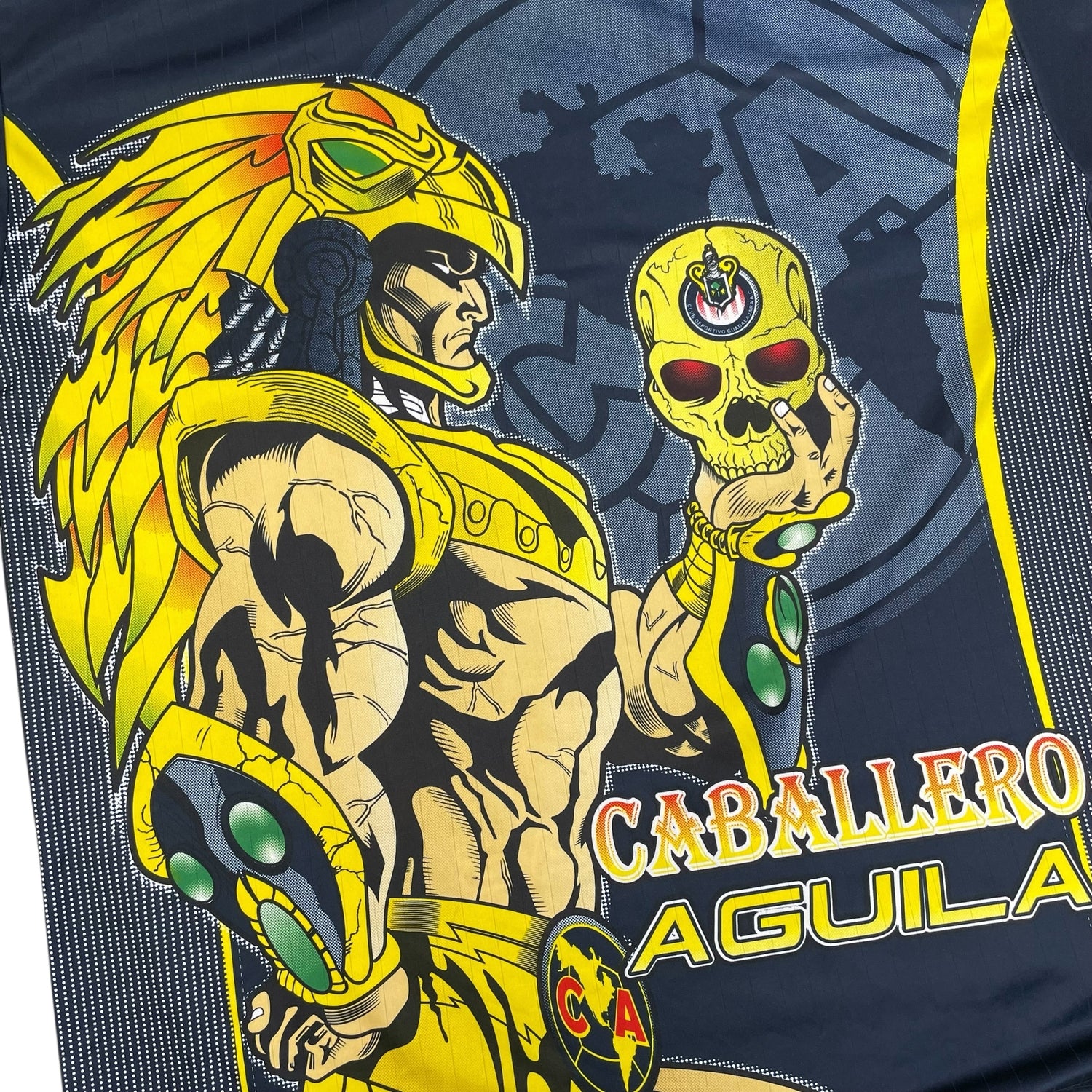 Vintage Club America Azteca Cartoon AOP Jersey