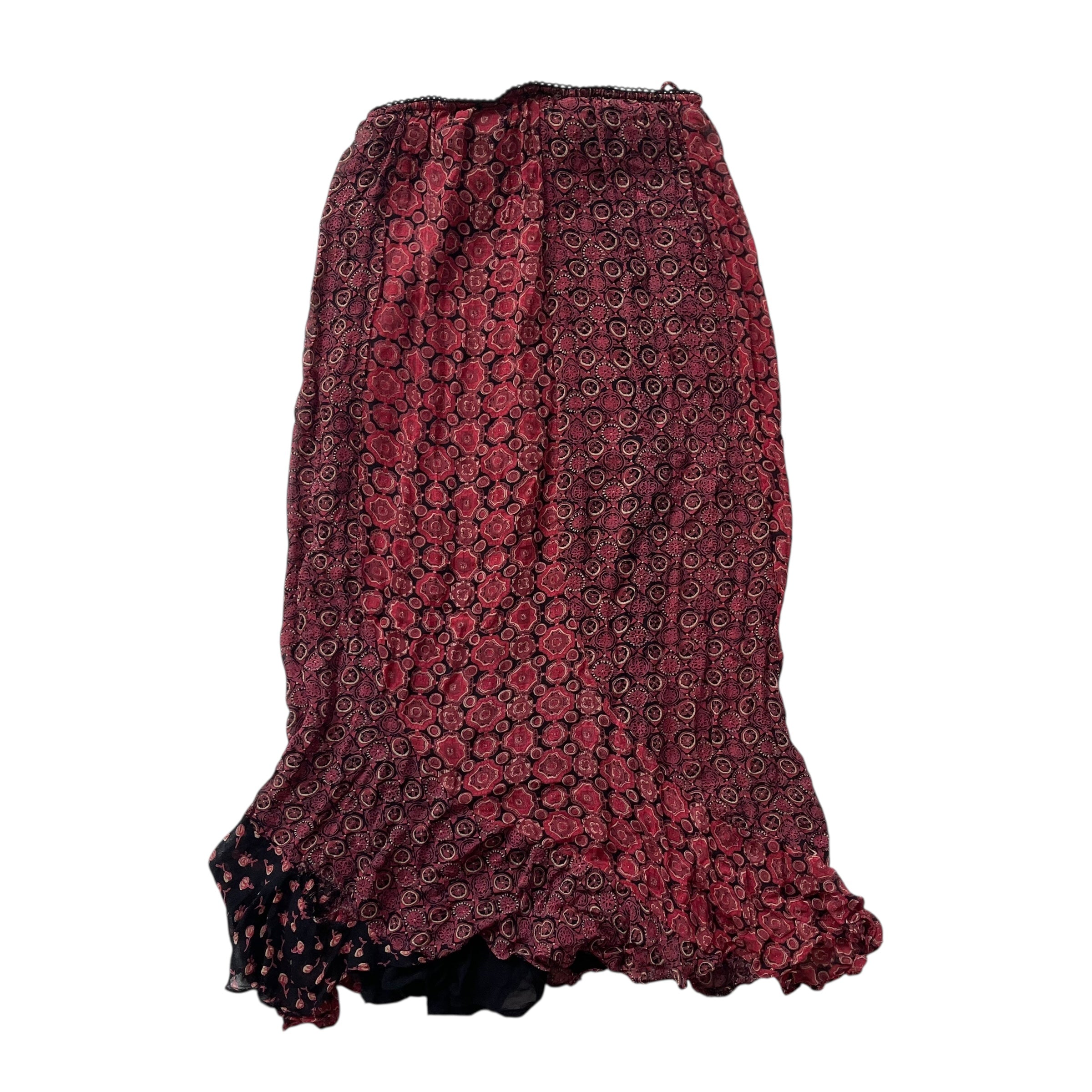Y2K Indira All Over Print Multilayered Skirt