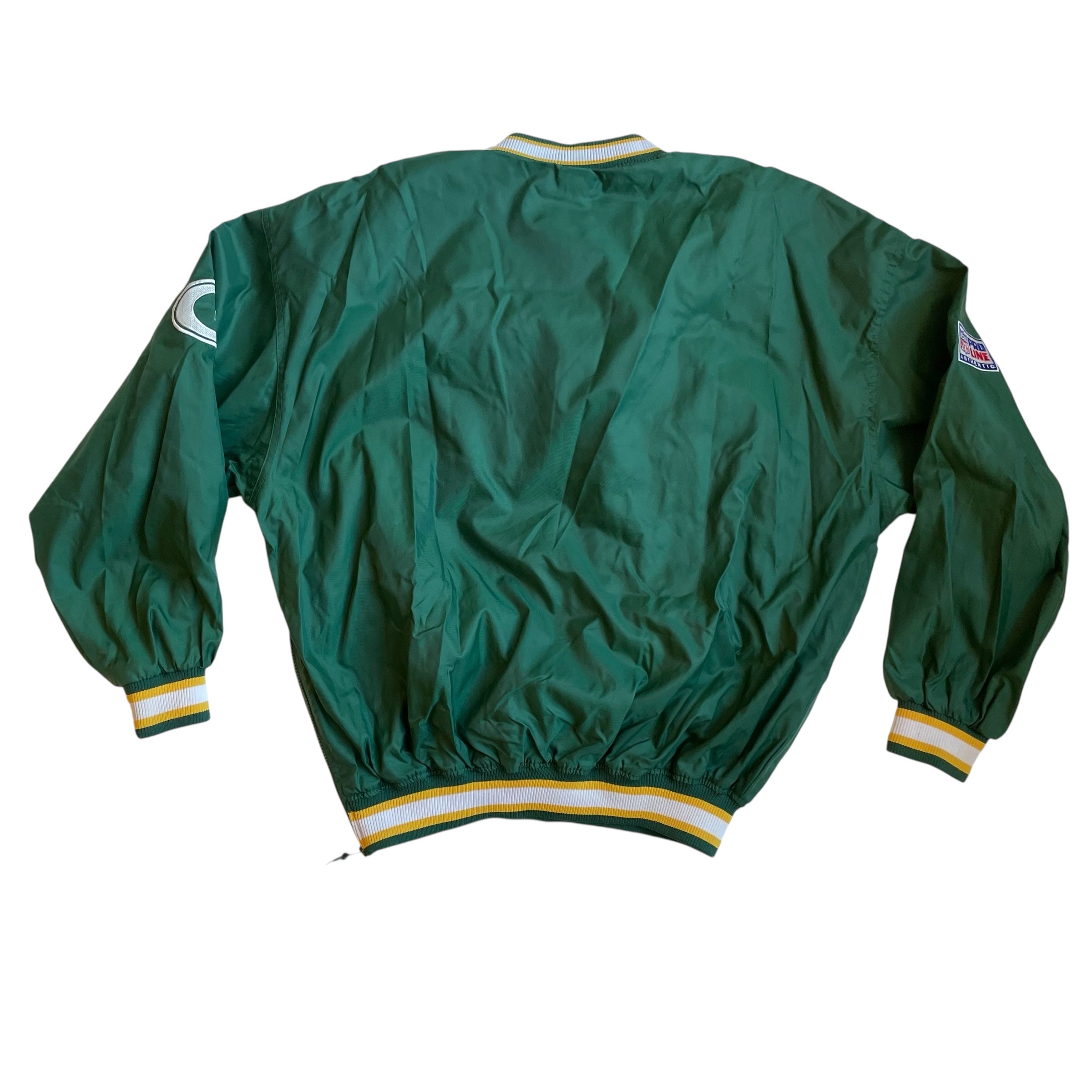 Vintage Green Bay Packers Lined Starter Pullover Windbreaker