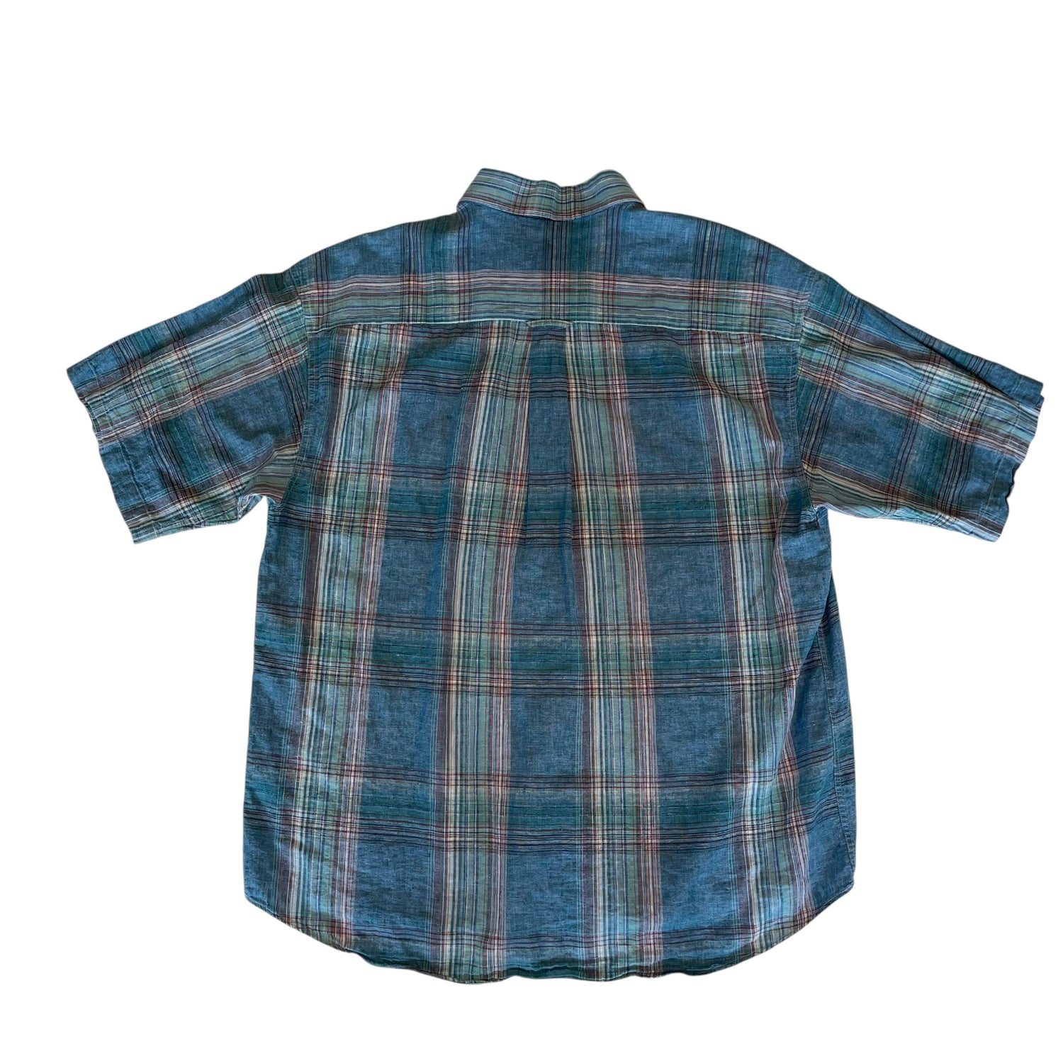 Y2K Salmon River Traders Short Sleeve Flannel
