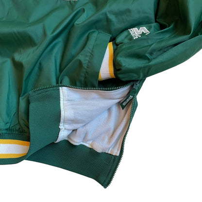 Vintage Green Bay Packers Lined Starter Pullover Windbreaker