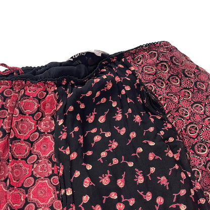Y2K Indira All Over Print Multilayered Skirt