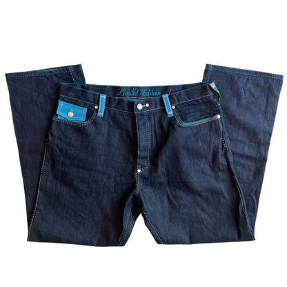 Vintage Y2K Coogi Baggy Embroidered Indigo Jeans