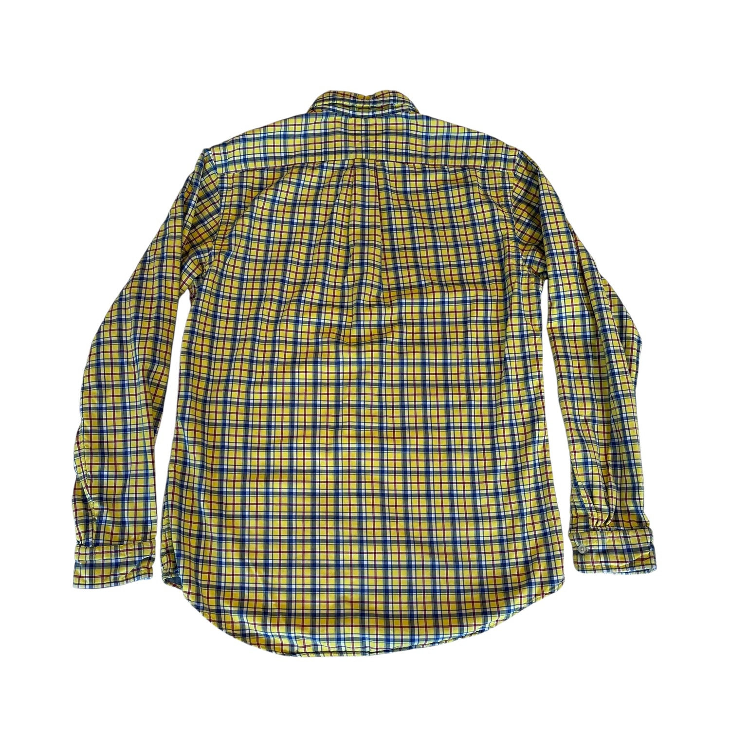 Y2K Polo Ralph Lauren Yellow Plaid Button Up