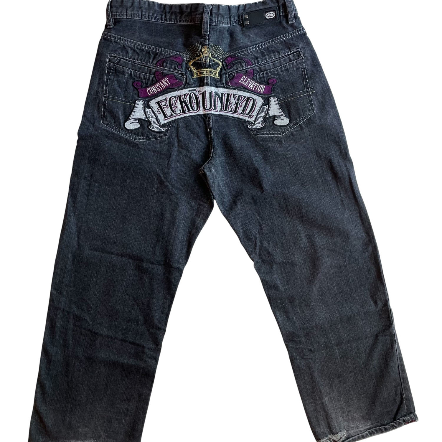 Vintage Y2K Baggy Ecko Unlimited Embroidered Jeans