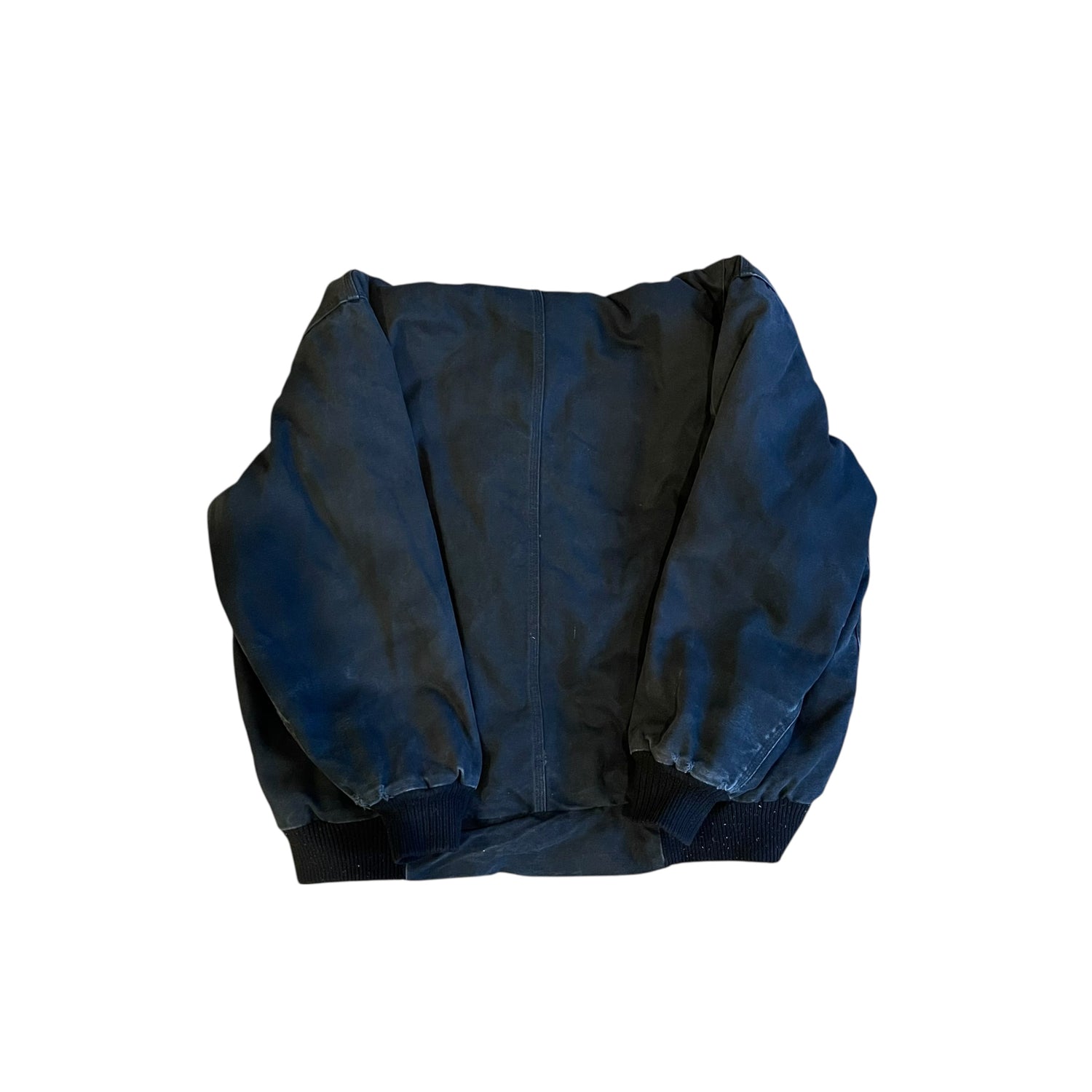 Vintage Key Apparel Black Quilted Work Jacket