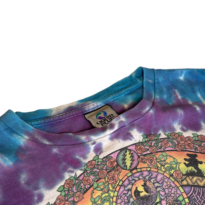Y2K Liquid Blue Grateful Dead Cut-Off Tee