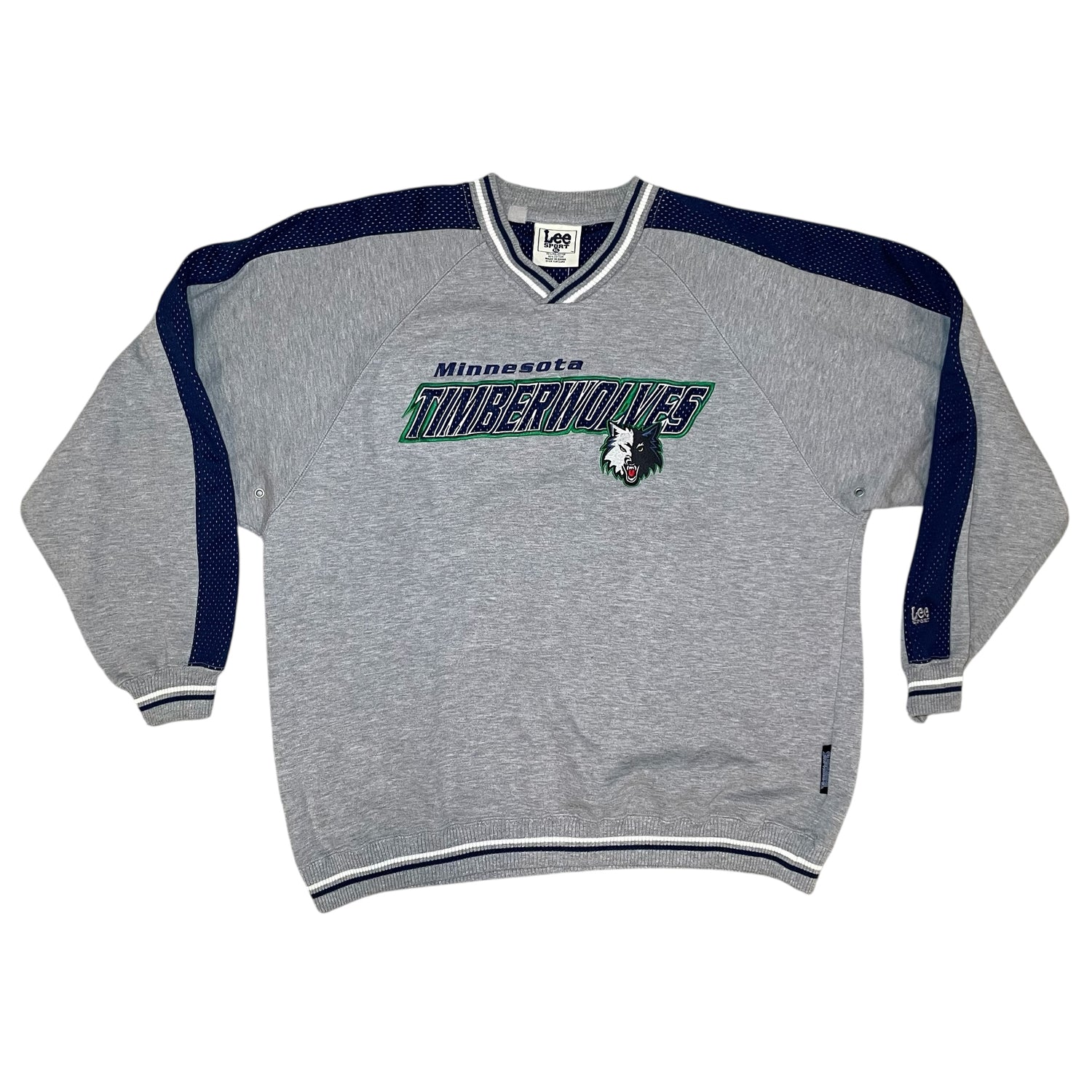 Vintage Minnesota Timberwolves Gray Lee Sport Sweatshirt