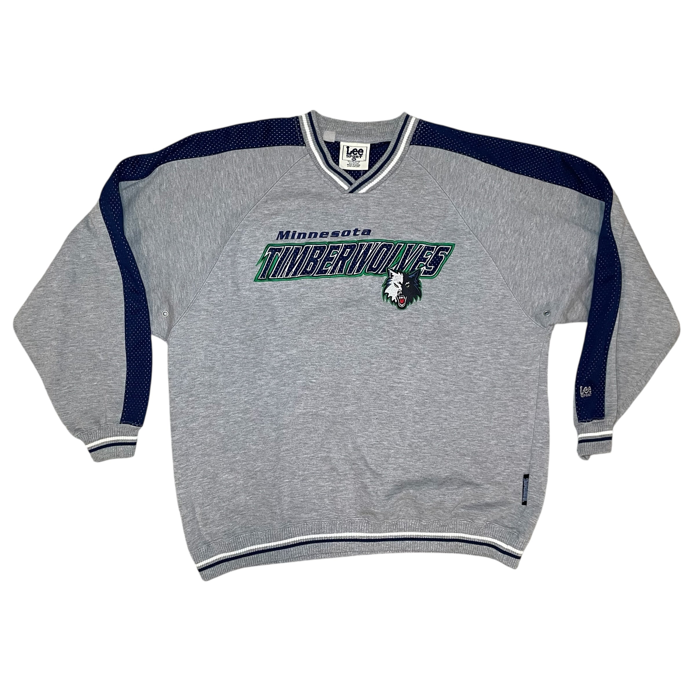 Vintage Minnesota Timberwolves Gray Lee Sport Sweatshirt