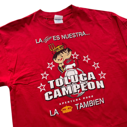 Vintage Apertura 2002 Toluca Champions T-Shirt